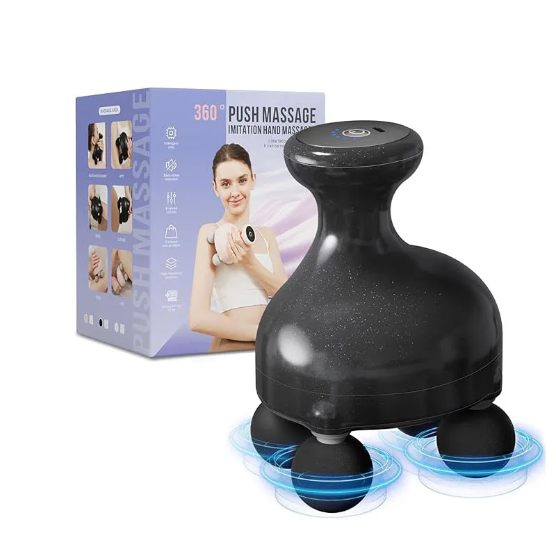 360° Push Massage 4-Ball Handheld Massager Wireless Vibration Deep Tissue Muscle Roller for Neck Back Leg
360° Push Massage 4-Ball Handheld Massager Wireless Vibration Deep Tissue Muscle Roller for Neck Back Leg