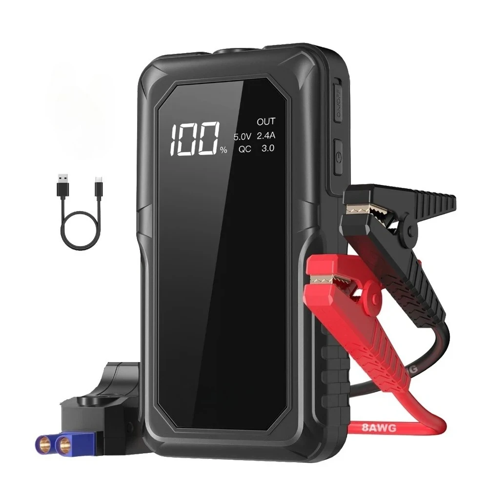 PAIVIROKU 2000A Peak Jump Boxes for Vehicles(12V 8L Gas/6.5L Diesel Engine) Equipped Fast Wireless Charging Jump Starter Battery
PAIVIROKU 2000A Peak Jump Boxes for Vehicles(12V 8L Gas/6.5L Diesel Engine) Equipped Fast Wireless Charging Jump Starter Battery