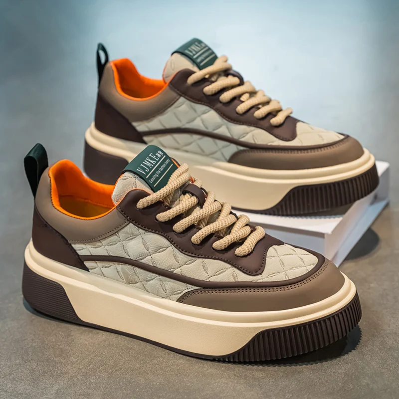 Original Casual Sneakers For Men Street Platform Skateboard Shoes Men Fashion Design Lace-up Men's Sneakers zapatillas de hombre
Original Casual Sneakers For Men Street Platform Skateboard Shoes Men Fashion Design Lace-up Men's Sneakers zapatillas de hombre