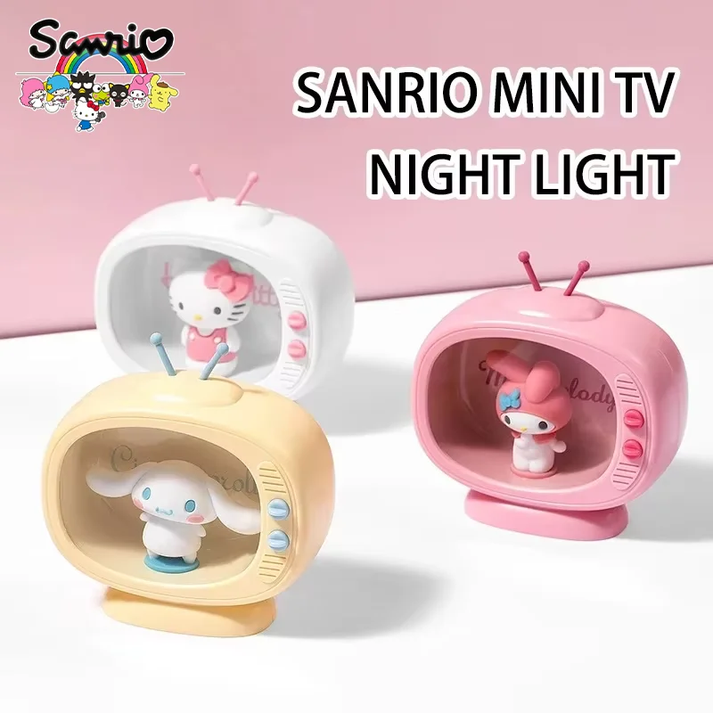 Sanrio Cartoon Night Light Mini Tv Series Hello Kitty Melody Sleep Light Decorations Anime Toys Bedside Children's Gifts
Sanrio Cartoon Night Light Mini Tv Series Hello Kitty Melody Sleep Light Decorations Anime Toys Bedside Children's Gifts