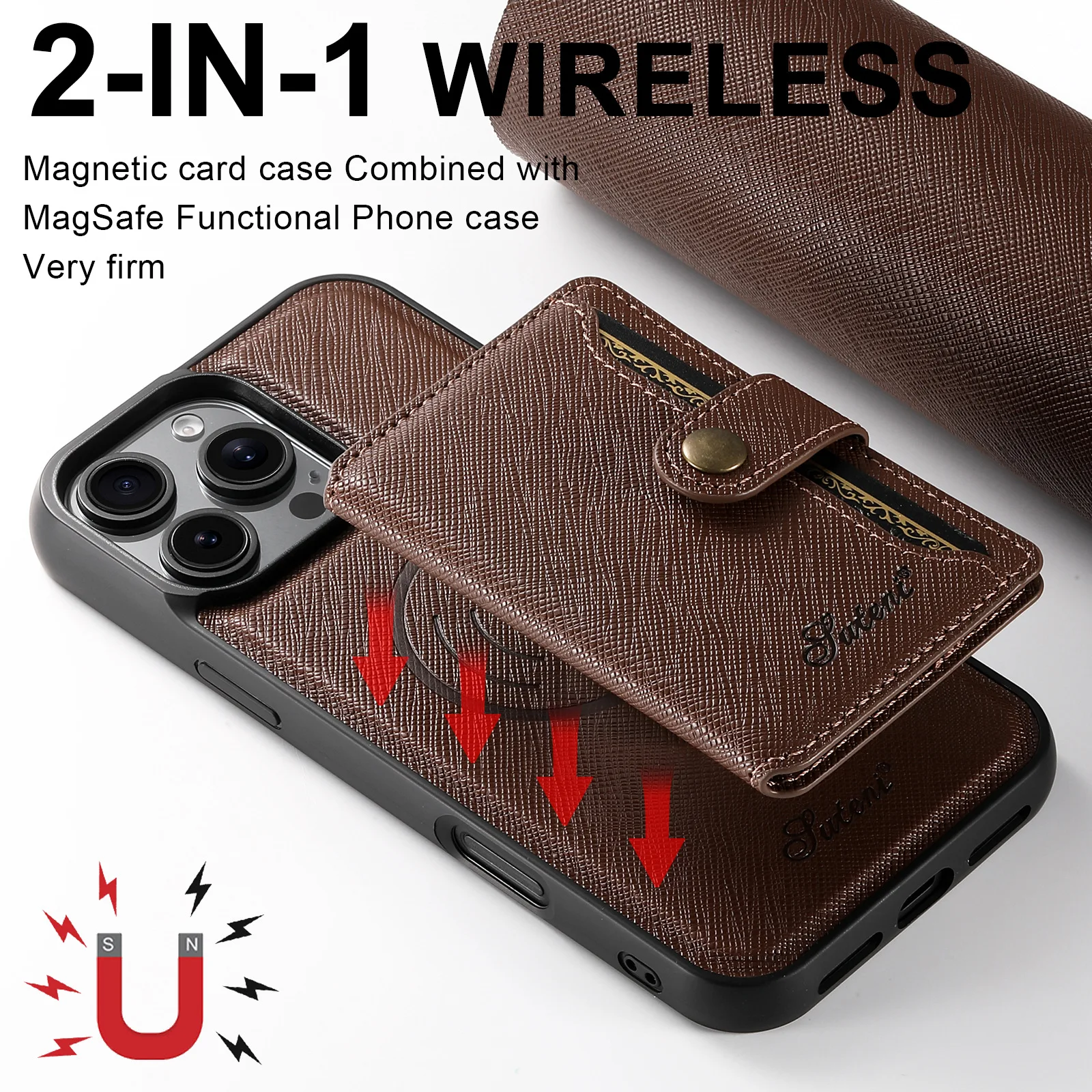 MagSafe Magnetic Wireless Charging Case for iPhone 16 Pro Max 14 13 12 15 Pro Max 16 Plus Leather Wallet Card Bag Holder Cover
MagSafe Magnetic Wireless Charging Case for iPhone 16 Pro Max 14 13 12 15 Pro Max 16 Plus Leather Wallet Card Bag Holder Cover