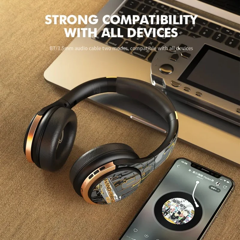 Music Gaming Sport Headphones Hand-Painted Over-Ear Headphones Active Noise Headset FM Wireless Earphone ANC Reduction Headset
Music Gaming Sport Headphones Hand-Painted Over-Ear Headphones Active Noise Headset FM Wireless Earphone ANC Reduction Headset