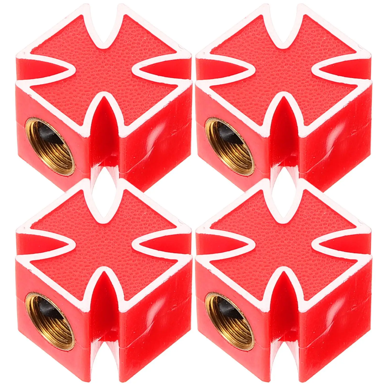4 pcs Tire Valve Caps Cross Pattern Decorative Car Truck Automotive Wheel Covers Dust Proof ABS Material Valve Stem Caps
4 pcs Tire Valve Caps Cross Pattern Decorative Car Truck Automotive Wheel Covers Dust Proof ABS Material Valve Stem Caps