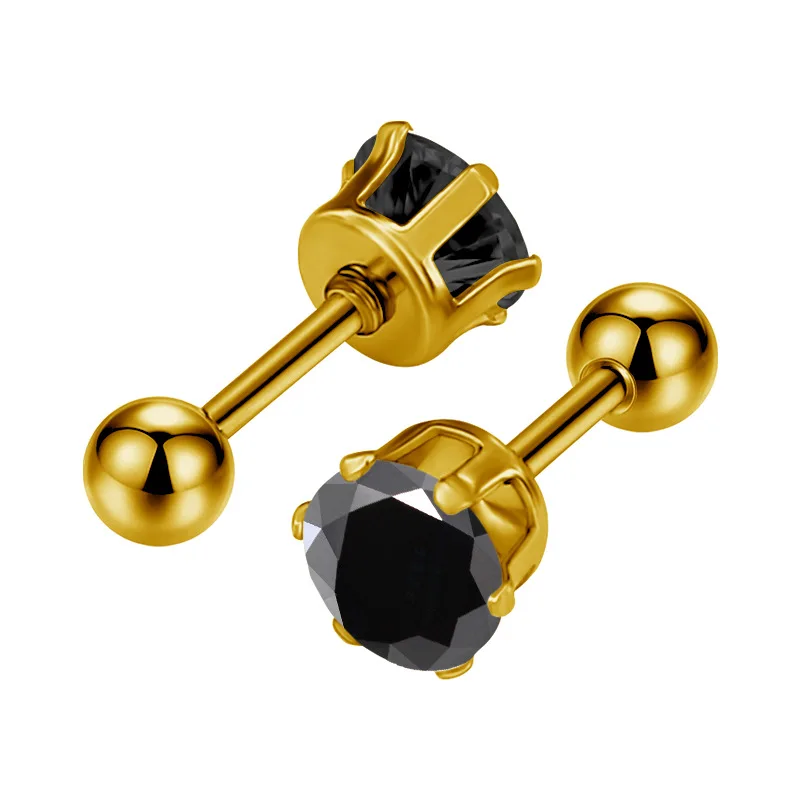 Fashion Stainless Steel Six-Claw Round AAA Colored Steel Zircon Earrings 3-8mm Simple Versatile Jewelry Accessory
Fashion Stainless Steel Six-Claw Round AAA Colored Steel Zircon Earrings 3-8mm Simple Versatile Jewelry Accessory