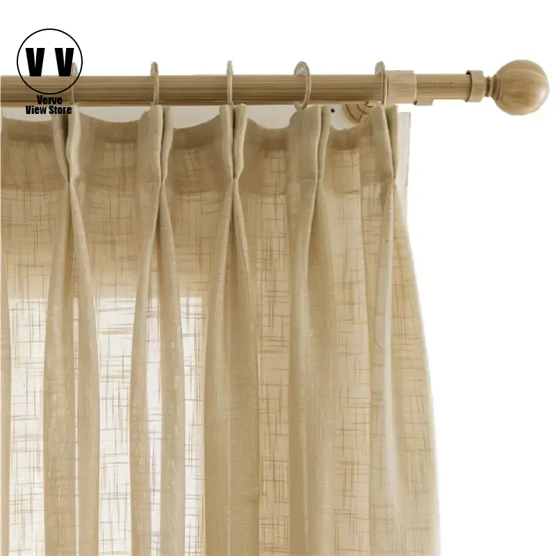 Modern Tulle Window Curtains For Living Room Solid Linen Fabric Sheer Curtain For Bedroom Kitchen Voile Drapes Home Interior
Modern Tulle Window Curtains For Living Room Solid Linen Fabric Sheer Curtain For Bedroom Kitchen Voile Drapes Home Interior