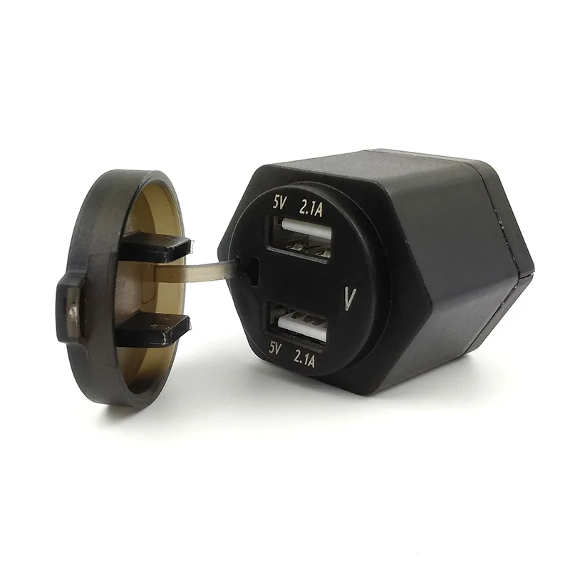 Двойной USB-разъем для зарядки мотоцикла с вольтметром 4.2A, для Hella DIN BMW, вход 12-24В, выход DC 5В 4.2А
Двойной USB-разъем для зарядки мотоцикла с вольтметром 4.2A, для Hella DIN BMW, вход 12-24В, выход DC 5В 4.2А