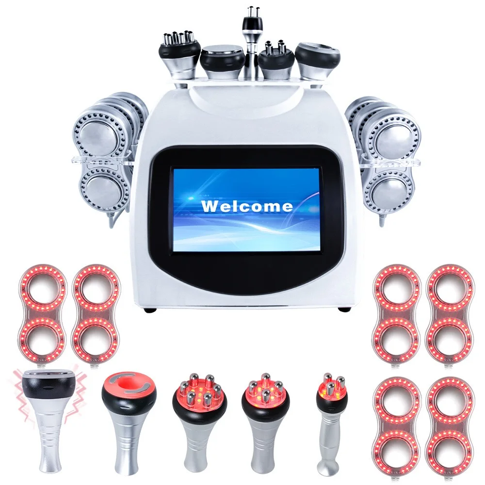 6-in-1 Vacuum Cavitation Slimming Machine 40K RF EMS Pads for Beauty Salon Professional Weight Loss And Body Shaping Equipment
6-in-1 Vacuum Cavitation Slimming Machine 40K RF EMS Pads for Beauty Salon Professional Weight Loss And Body Shaping Equipment