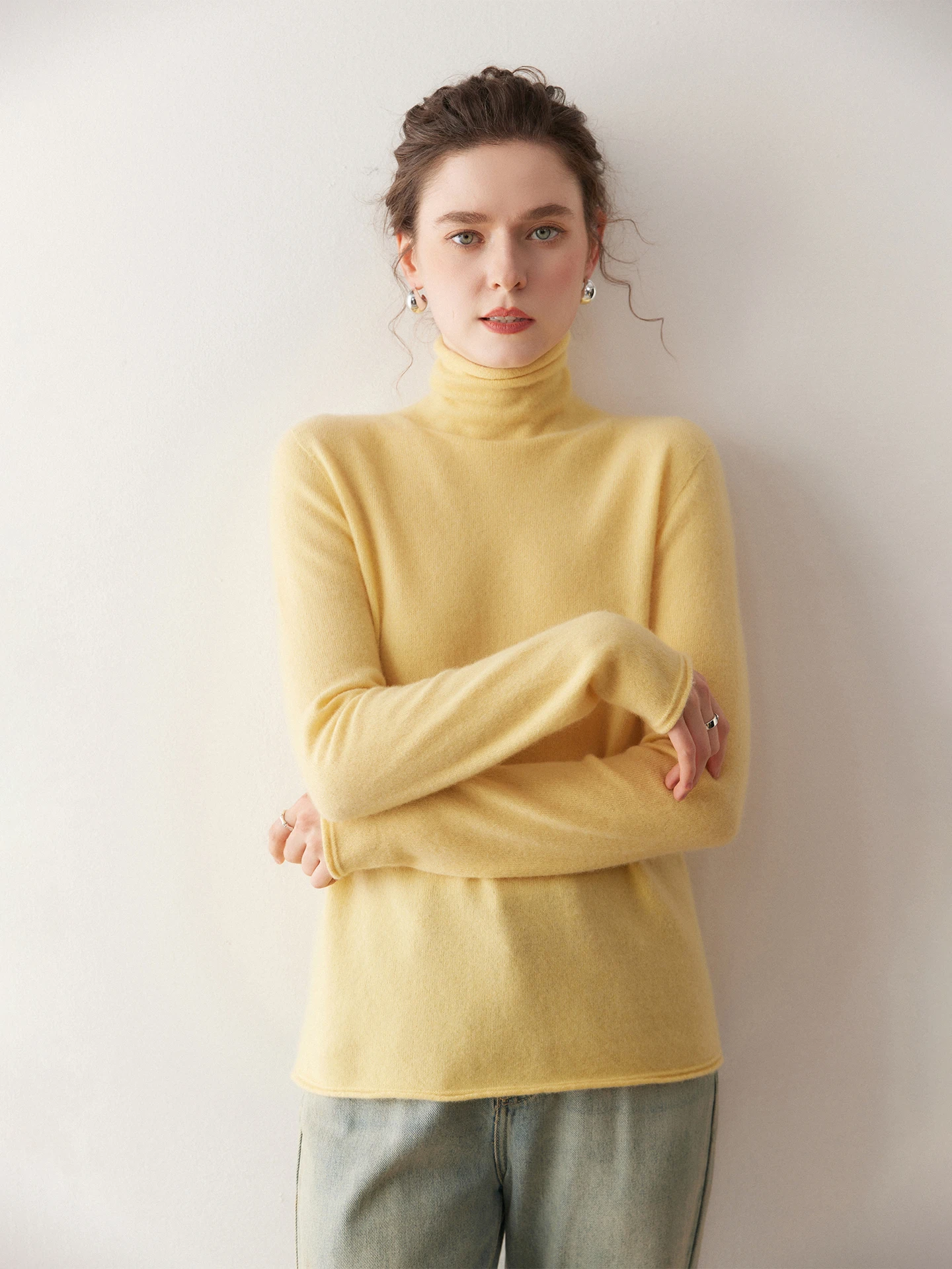 Slim Fit Camere Knitwear Women's Crew Ne Sweater Base irt Versatile Long Sve Woolen Underwear Moisture ng
Slim Fit Camere Knitwear Women's Crew Ne Sweater Base irt Versatile Long Sve Woolen Underwear Moisture ng