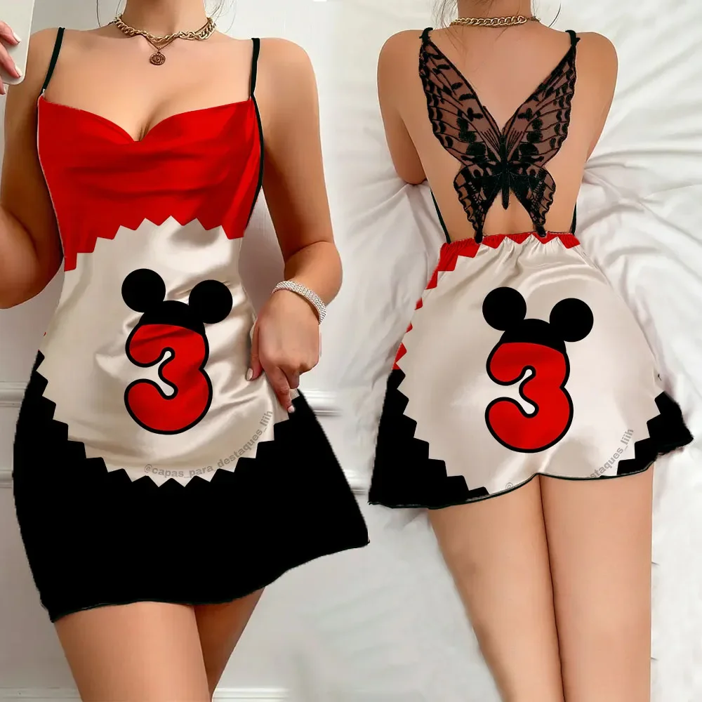 Summer Sleepwear for Women Disney Cartoon Pattern Female Nightwear Sexy Sleevesless Women's Pajama New Home Dress Free Shipping
Summer Sleepwear for Women Disney Cartoon Pattern Female Nightwear Sexy Sleevesless Women's Pajama New Home Dress Free Shipping