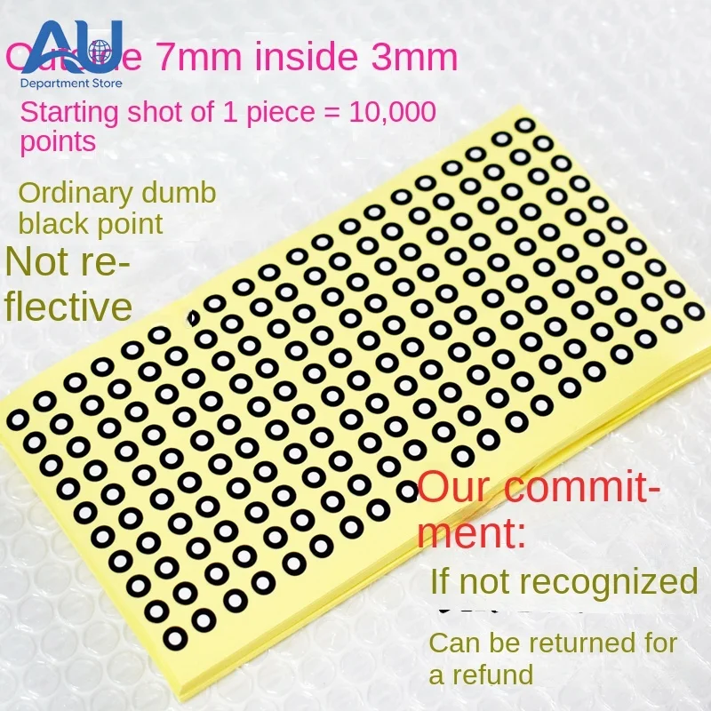 1000pcs 3D Scanning High Reflective Marking Point Target Point Handheld Scanner Inside 3mm Outside 7mm
1000pcs 3D Scanning High Reflective Marking Point Target Point Handheld Scanner Inside 3mm Outside 7mm
