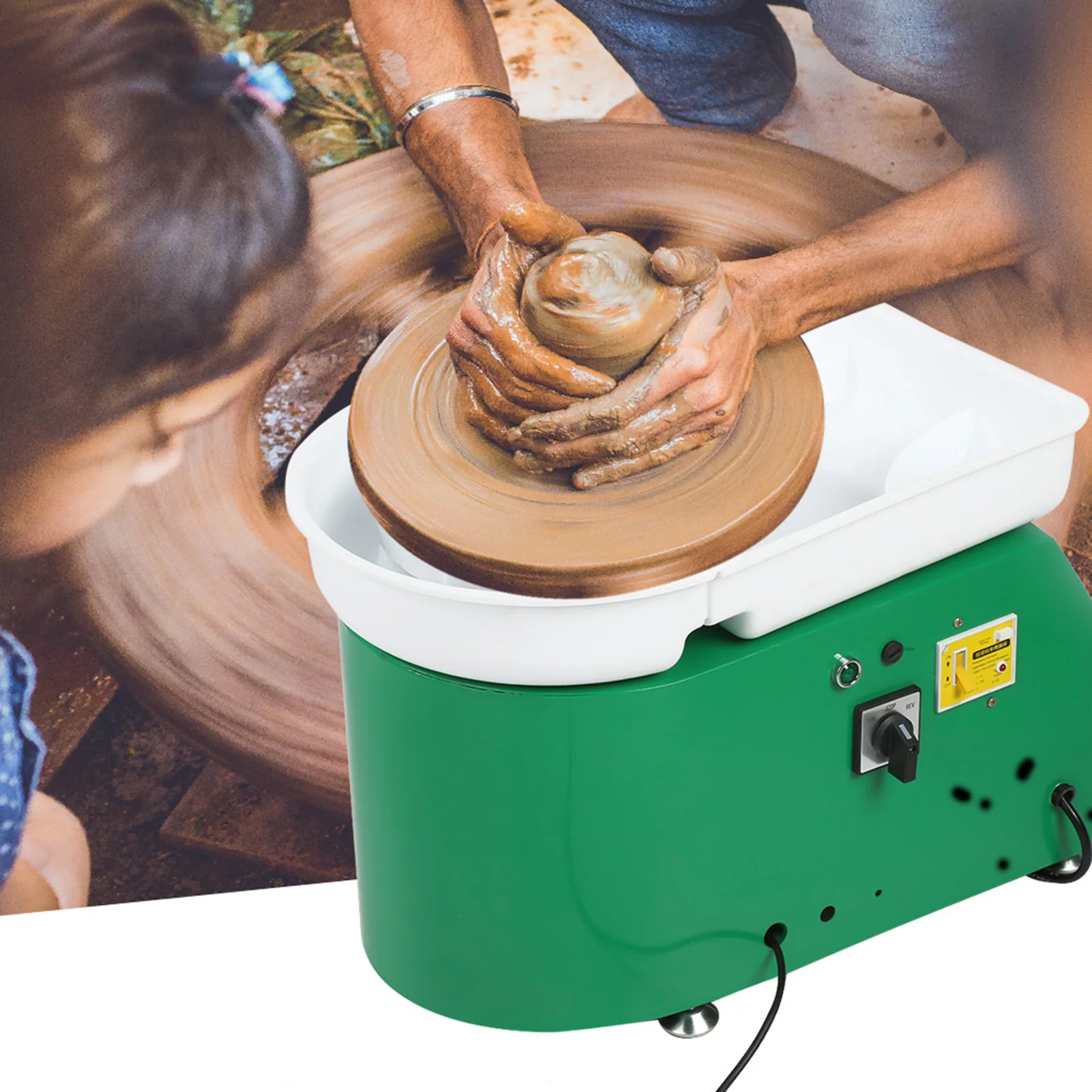 Electric Pottery Wheel Machine 350W 24cm Brushless Electric Pottery Wheel Machine for Student and Amateur Pottery Art Machine
Electric Pottery Wheel Machine 350W 24cm Brushless Electric Pottery Wheel Machine for Student and Amateur Pottery Art Machine