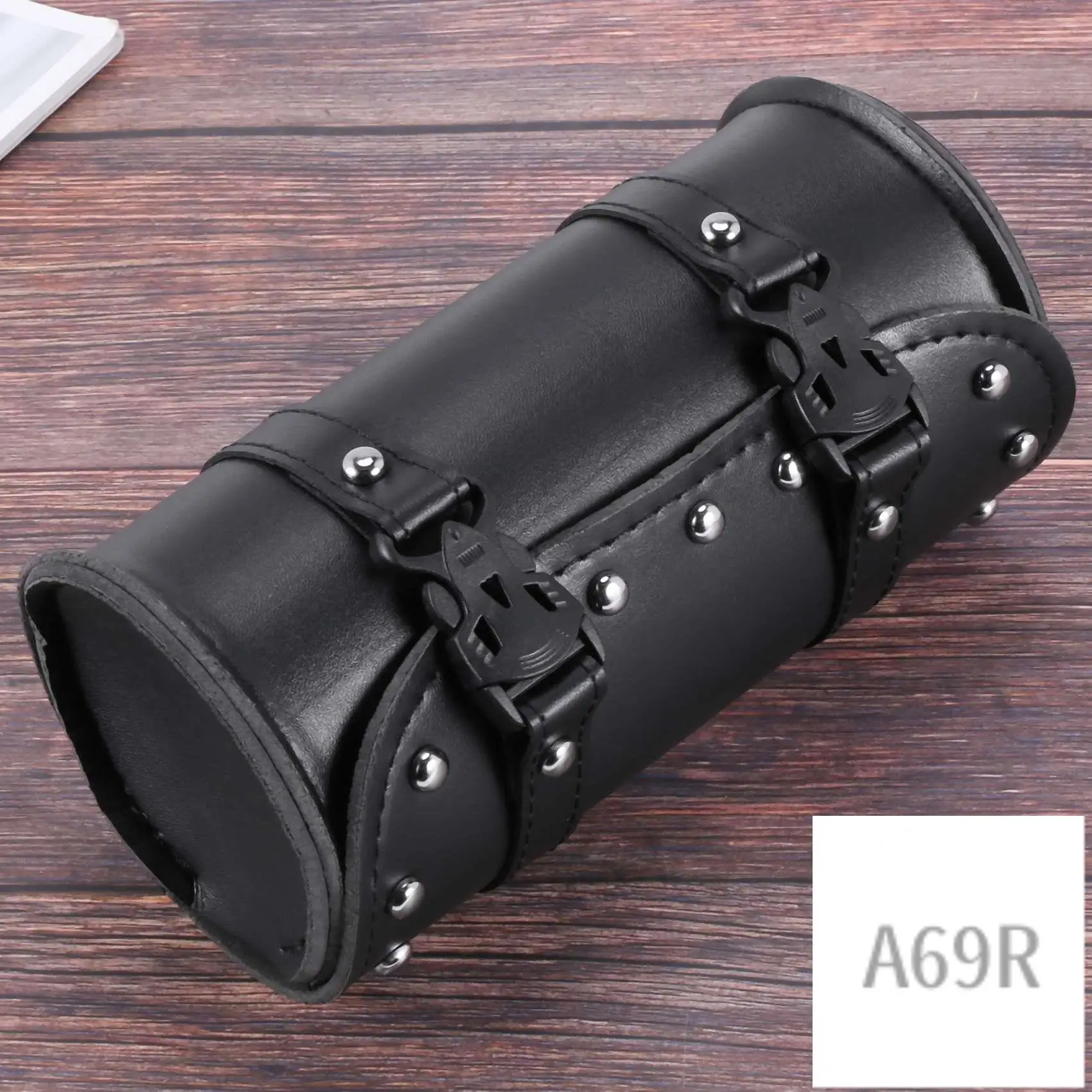 A69R-Motorcycle Leather Universal Tool Round Roller Saddle Bag Fork For Travel Suitcase
A69R-Motorcycle Leather Universal Tool Round Roller Saddle Bag Fork For Travel Suitcase