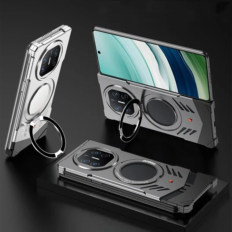 Luxury 360°Rotate Bracket Car Magnetic Armor Case for Huawei Mate X6 X5 X3 Aluminum Alloy Metal Rimless Heat Dissipation Cover
Luxury 360°Rotate Bracket Car Magnetic Armor Case for Huawei Mate X6 X5 X3 Aluminum Alloy Metal Rimless Heat Dissipation Cover