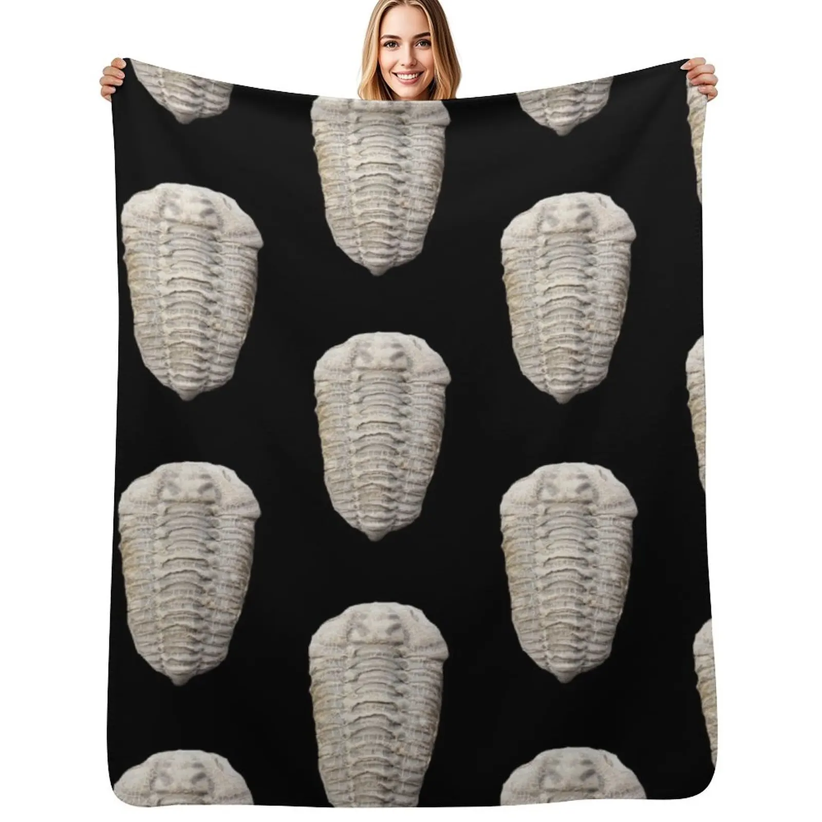 Trilobite- Fossil Throw Blanket Soft Comfort Blanket for Reading Watching TV
Trilobite- Fossil Throw Blanket Soft Comfort Blanket for Reading Watching TV