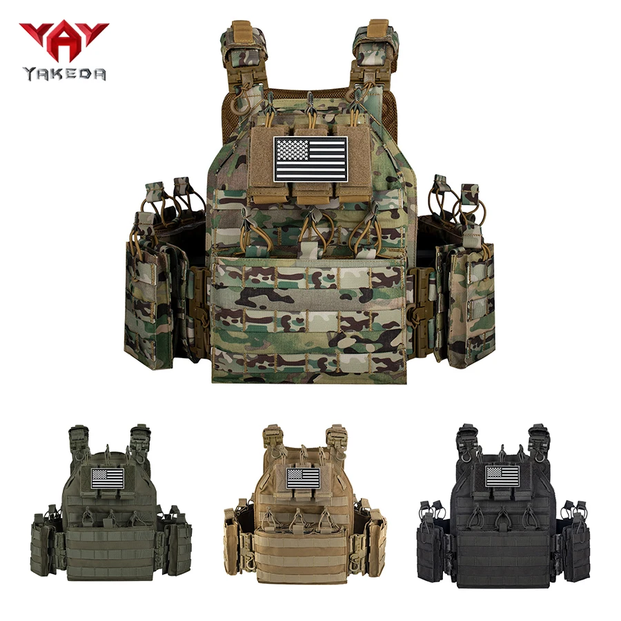 YAKEDA wear-resistant nylon multifunctional triple pack hunting vest hidden design large capacity main compartment
YAKEDA wear-resistant nylon multifunctional triple pack hunting vest hidden design large capacity main compartment