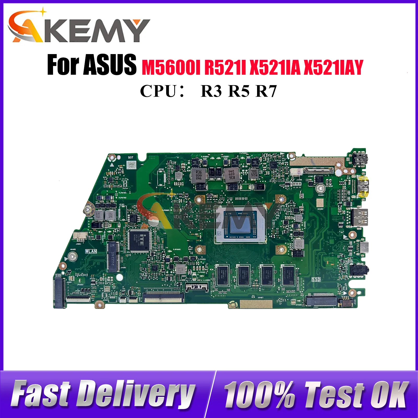 X521IA Материнская плата для ноутбука ASUS VivoBook R521I X521IAY X521I M5600I X521IA Материнская плата для ноутбука с процессором R3 R5 R7 100% тест в порядке
X521IA Материнская плата для ноутбука ASUS VivoBook R521I X521IAY X521I M5600I X521IA Материнская плата для ноутбука с процессором R3 R5 R7 100% тест в порядке
