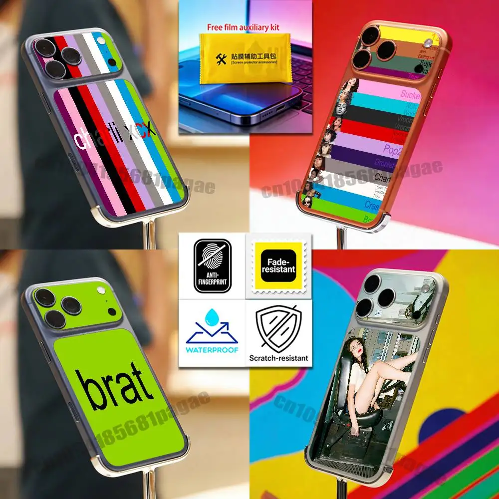For C-Charli xcx Brat Crash Sucker Pop 2 iPhone 17 Pro Max Phone Back Film Decal Skin Wrap Protective Sticker Full Cover
For C-Charli xcx Brat Crash Sucker Pop 2 iPhone 17 Pro Max Phone Back Film Decal Skin Wrap Protective Sticker Full Cover