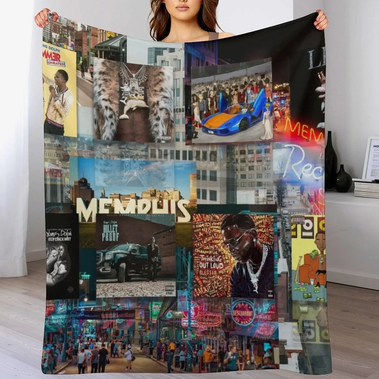 Young Dolph | Hall of Fame Collage Throw Blanket Plaid Heavy Comforter Thermal Blankets 
Young Dolph | Hall of Fame Collage Throw Blanket Plaid Heavy Comforter Thermal Blankets