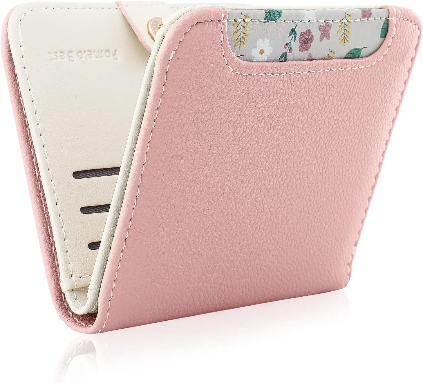 Pomelo Best Vintage Genuine Leather Mini Wallet Portable Fine Grain Bifold RFID Blocking Coin Pocket Snap Button for Ladies
Pomelo Best Vintage Genuine Leather Mini Wallet Portable Fine Grain Bifold RFID Blocking Coin Pocket Snap Button for Ladies