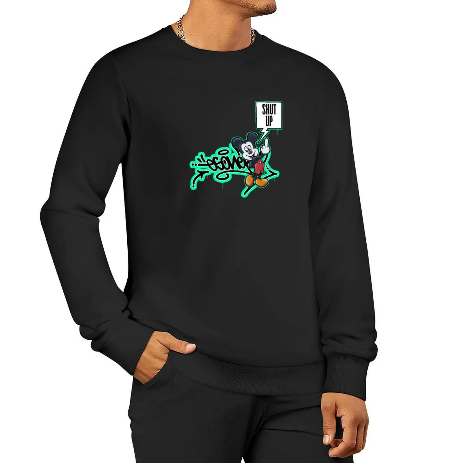 SHUT UP MOUSE ESONER TAG URBAN GRAFFITI STREET STYLE Pullover Hoodie men's sweat-shirt set new sweatshirts
SHUT UP MOUSE ESONER TAG URBAN GRAFFITI STREET STYLE Pullover Hoodie men's sweat-shirt set new sweatshirts