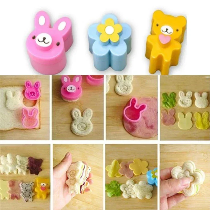 Cute Sandwich Mould Rabbit Flower Panda shaped Bread CakeBiscuit Embossing Device Crust Cookie Cutter Baking Pastry Tools Cake
Cute Sandwich Mould Rabbit Flower Panda shaped Bread CakeBiscuit Embossing Device Crust Cookie Cutter Baking Pastry Tools Cake