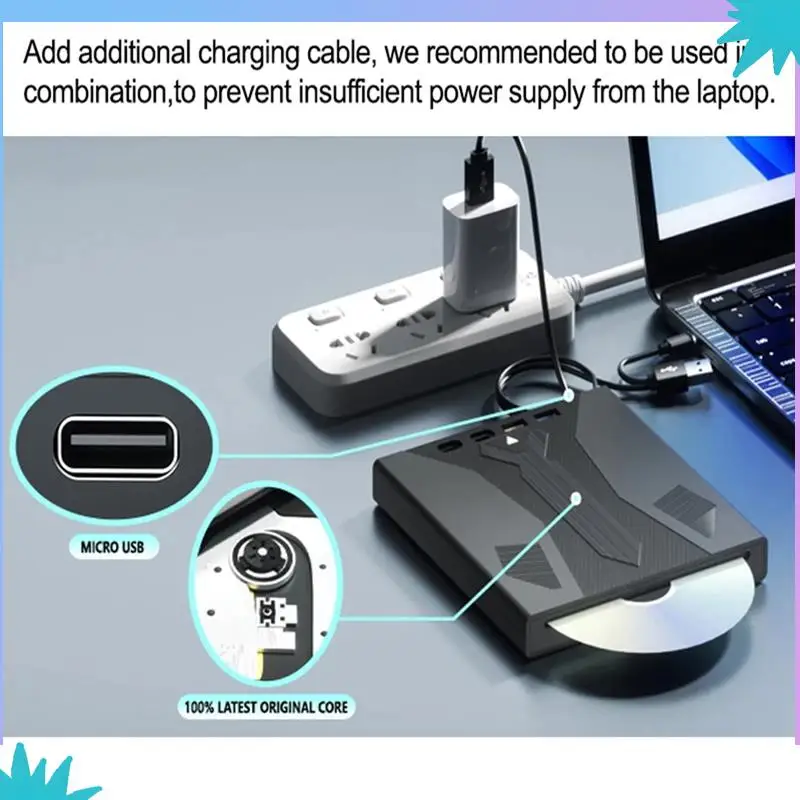 ABZW Внешний привод Blu-Ray, поддержка дисков 100G USB 3.0 и проигрывателя Type-C DVD/CD/BD, 3D оптический привод Bluray для ноутбука
ABZW Внешний привод Blu-Ray, поддержка дисков 100G USB 3.0 и проигрывателя Type-C DVD/CD/BD, 3D оптический привод Bluray для ноутбука