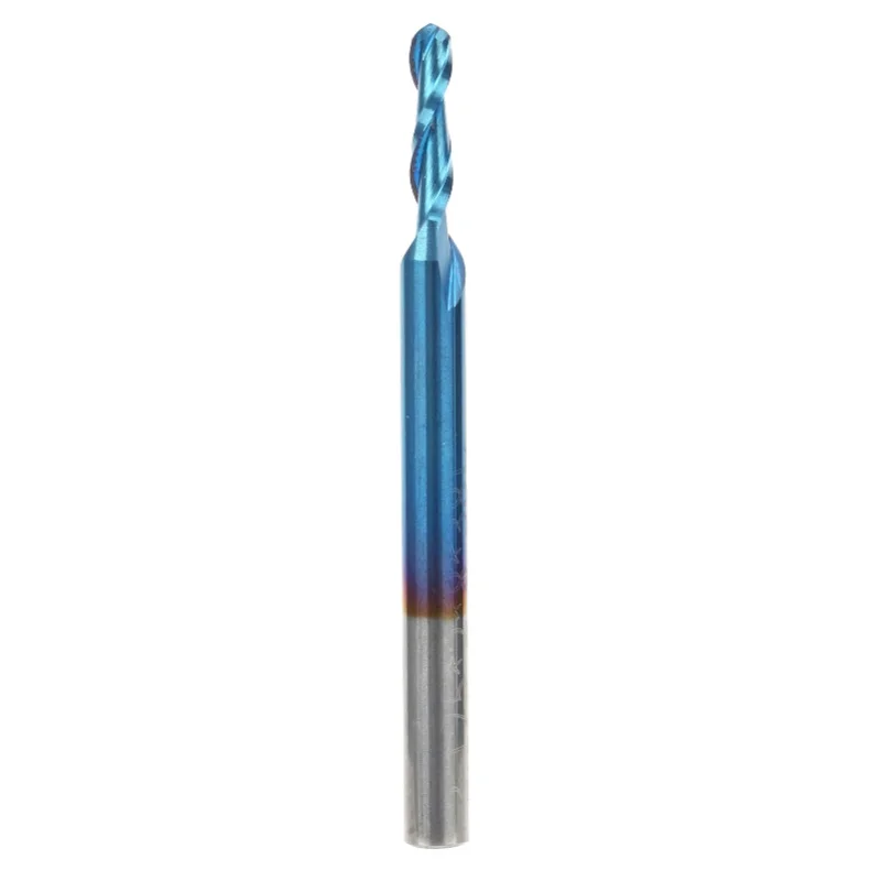 2-Flute Spiral Ball Nose End Mill Universal Router Bit Milling Cutter 0.08in Drill Diameter For Engraving Drilling
2-Flute Spiral Ball Nose End Mill Universal Router Bit Milling Cutter 0.08in Drill Diameter For Engraving Drilling
