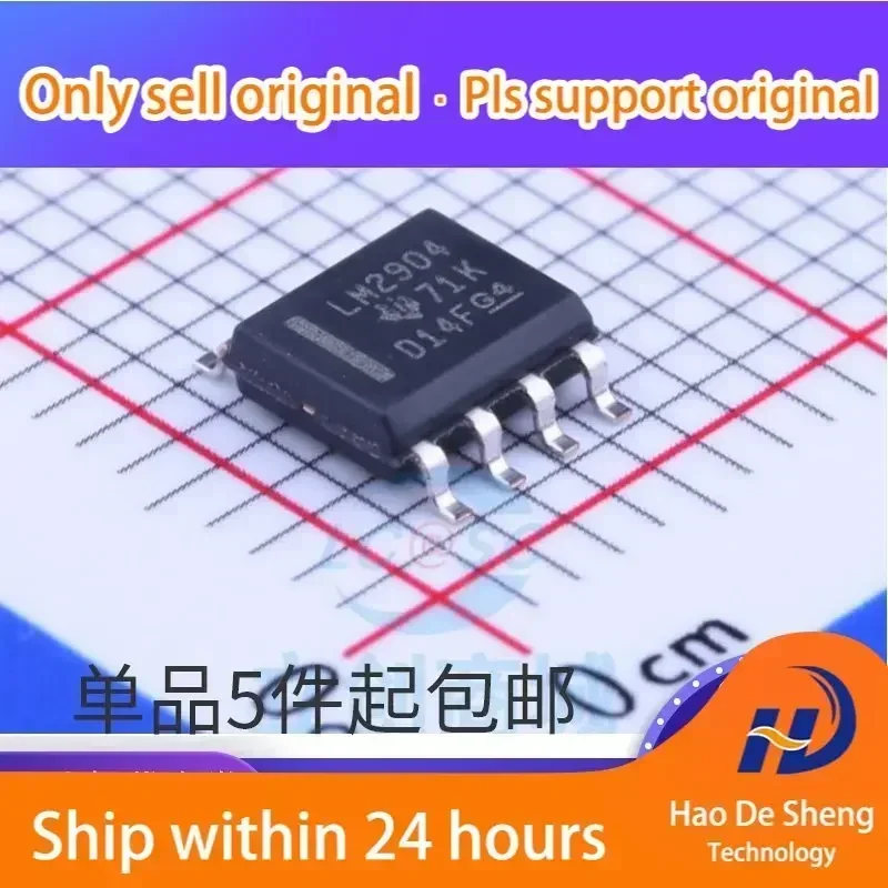 10PCS/LOT LM2904DR LM2904 SOP-8 Two-way Operational Amplifier IC New Original In Stock
10PCS/LOT LM2904DR LM2904 SOP-8 Two-way Operational Amplifier IC New Original In Stock