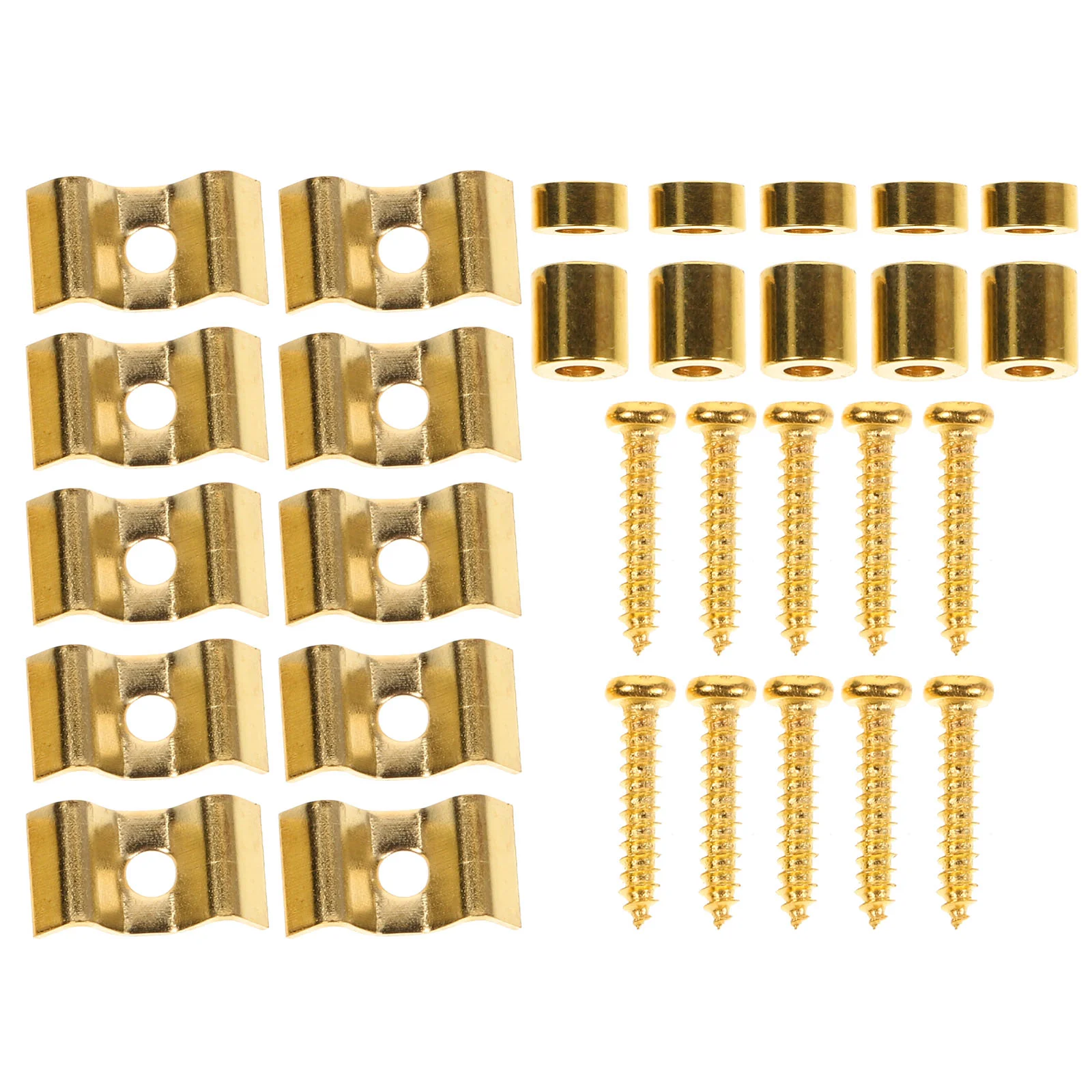 5 Sets Electric Guitar String Buckle Hardware Strings Golden Stainless Steel Accessories
5 Sets Electric Guitar String Buckle Hardware Strings Golden Stainless Steel Accessories