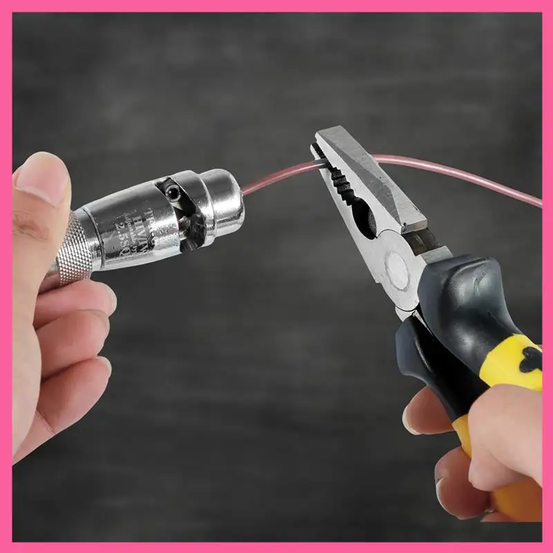 HOT-3 Piece Cable Wire Stripper And Twister Red & Silver & Black Metal Portable Power Drill Wire Stripper Cutter Tool
HOT-3 Piece Cable Wire Stripper And Twister Red & Silver & Black Metal Portable Power Drill Wire Stripper Cutter Tool