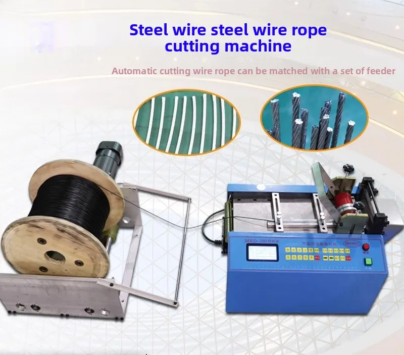 Automatic wire rope feeding and cutting machine stee enameled straightening and shearing machine copper
Automatic wire rope feeding and cutting machine stee enameled straightening and shearing machine copper
