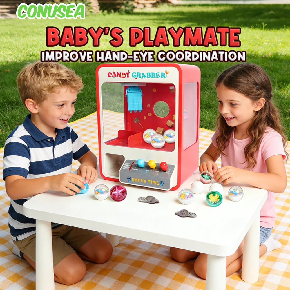 Электронный игровой автомат-хватайка для конфет и игрушек, домашний, большой, для совместных игр родителей и детей, подарки на день рождения, игрушки для детей
Электронный игровой автомат-хватайка для конфет и игрушек, домашний, большой, для совместных игр родителей и детей, подарки на день рождения, игрушки для детей