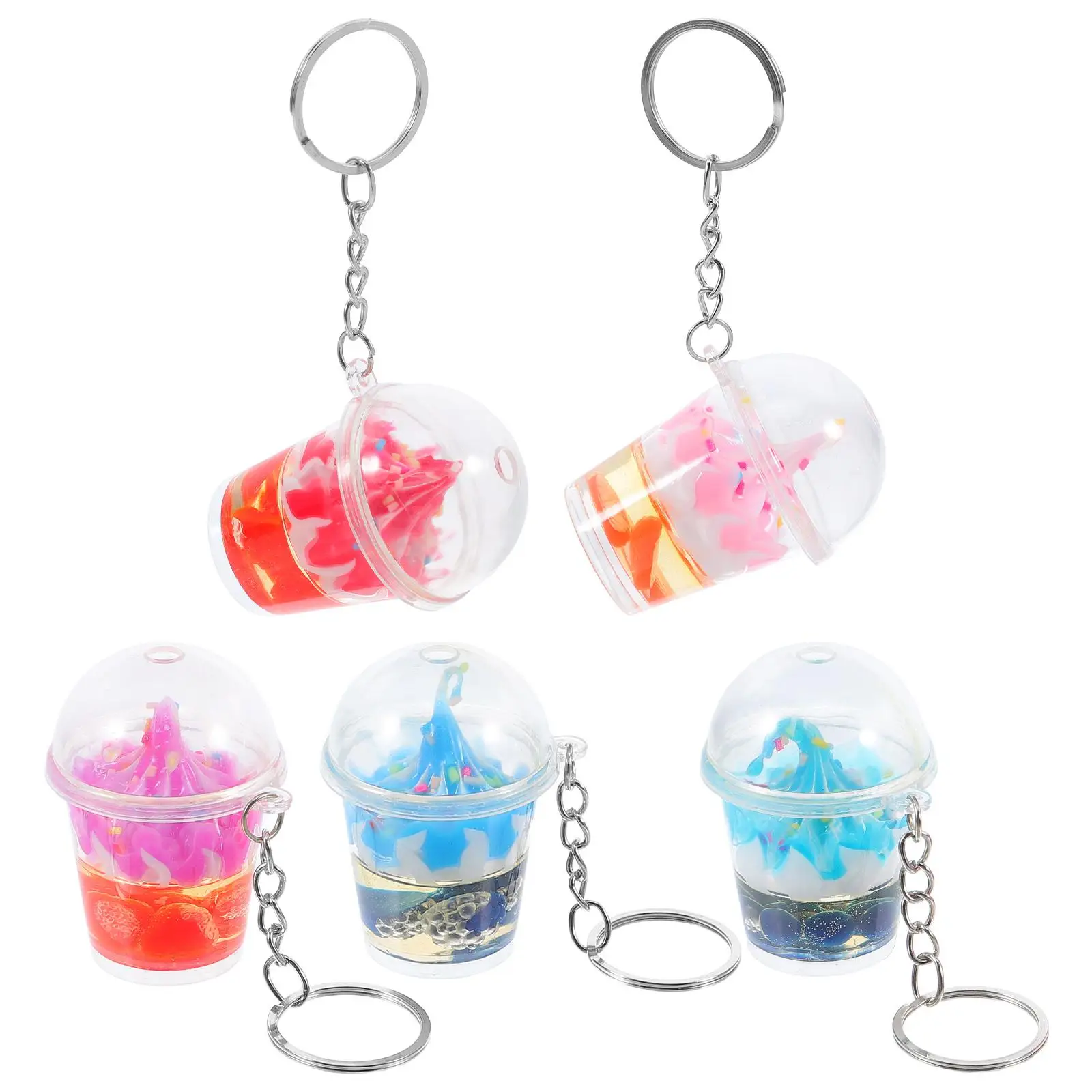 5 Pcs Ice Cream Keychain Cake Mini Cups Cute Ornament Ring Food Accessory Decorate Holder Portable Dessert
5 Pcs Ice Cream Keychain Cake Mini Cups Cute Ornament Ring Food Accessory Decorate Holder Portable Dessert