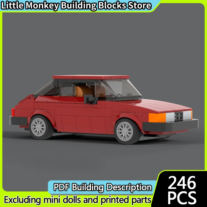 Модель скоростного гоночного автомобиля MOC, строительные кирпичи, компактный хэтчбек, седан, модульная технология, детские праздничные подарки, сборка игрушек, костюм
Модель скоростного гоночного автомобиля MOC, строительные кирпичи, компактный хэтчбек, седан, модульная технология, детские праздничные подарки, сборка игрушек, костюм