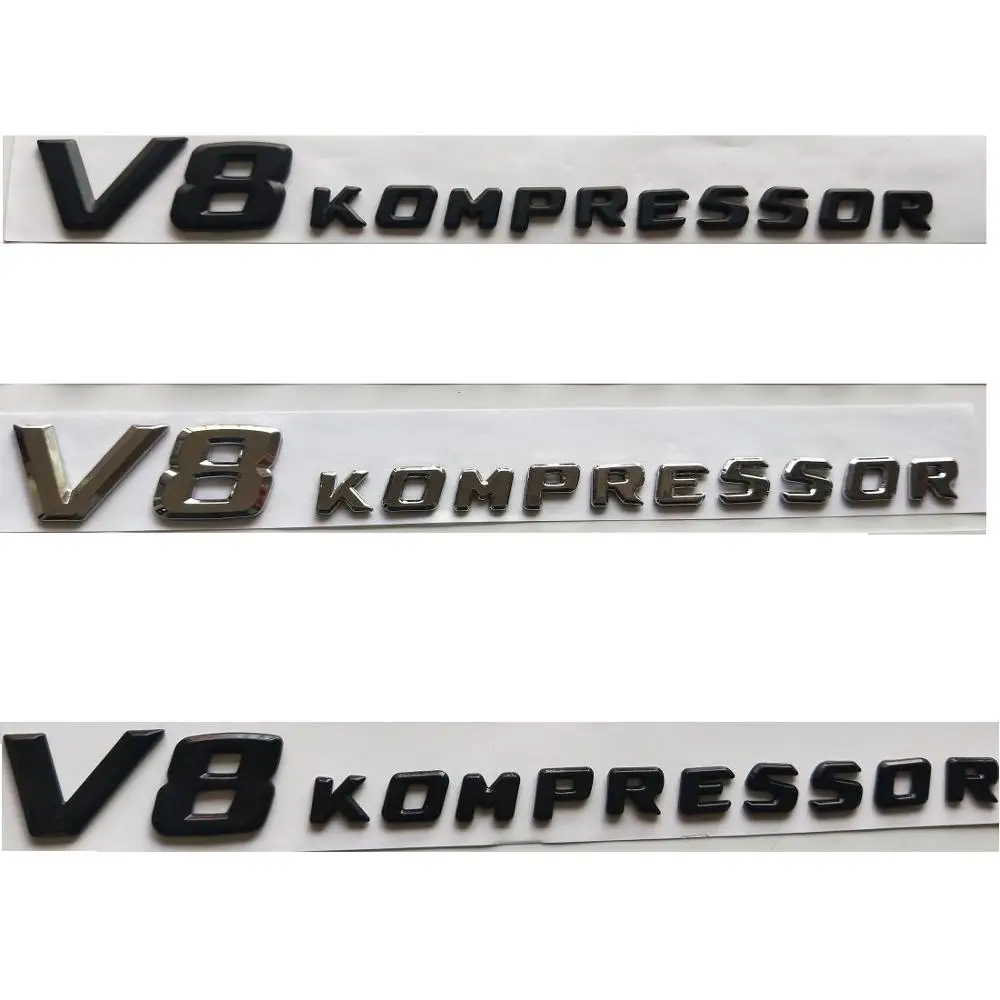 For Mercedes Benz AMG Chrome Black Letters V8 KOMPRESSOR Trunk Fender Emblem Symbols Badges Sticker
For Mercedes Benz AMG Chrome Black Letters V8 KOMPRESSOR Trunk Fender Emblem Symbols Badges Sticker