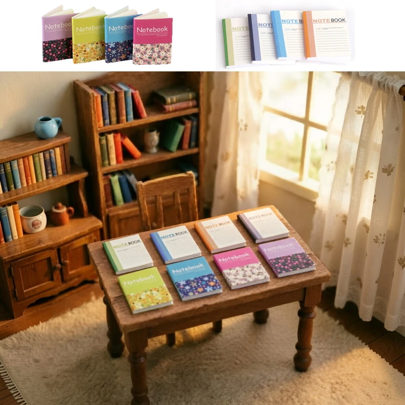 4pcs Miniature Notebook Memo Ornament 1/12 Mini Book Model Dollhouse Student Stationery Office Scene Accessories
4pcs Miniature Notebook Memo Ornament 1/12 Mini Book Model Dollhouse Student Stationery Office Scene Accessories