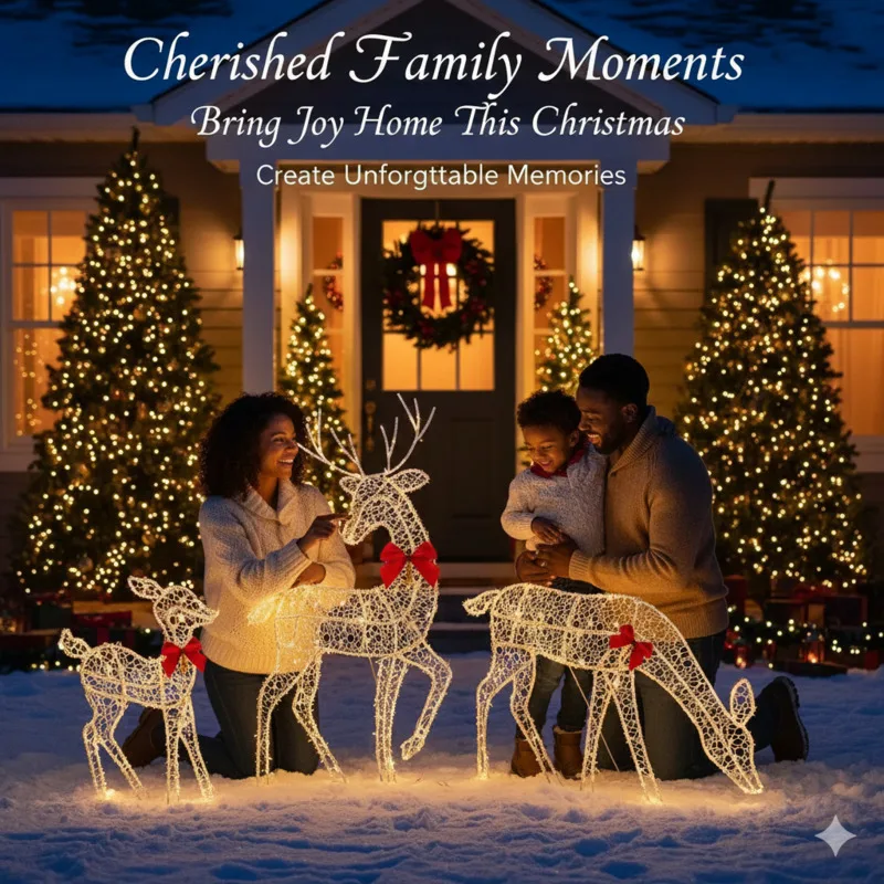 Deer 3 Piece Set Christmas Glow Outdoor Decoration Garden Lawn Decoration Outdoor Christmas Atmosphere Decorative Pendant Gift
Deer 3 Piece Set Christmas Glow Outdoor Decoration Garden Lawn Decoration Outdoor Christmas Atmosphere Decorative Pendant Gift