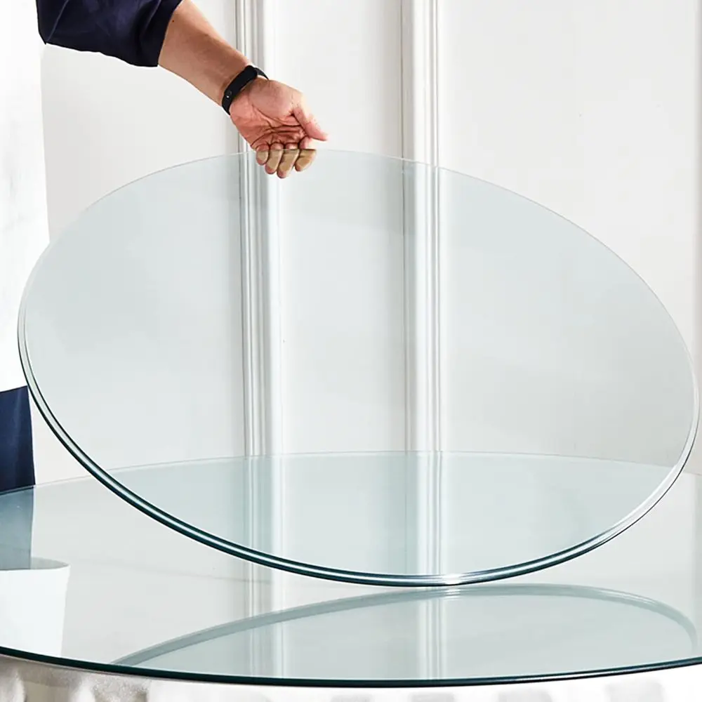 24 Tempered Glass Round Table Top, 0.26 Pencil Polished Edge, Clear for Patio, Dining, Coffee, and Side Tables
24 Tempered Glass Round Table Top, 0.26 Pencil Polished Edge, Clear for Patio, Dining, Coffee, and Side Tables