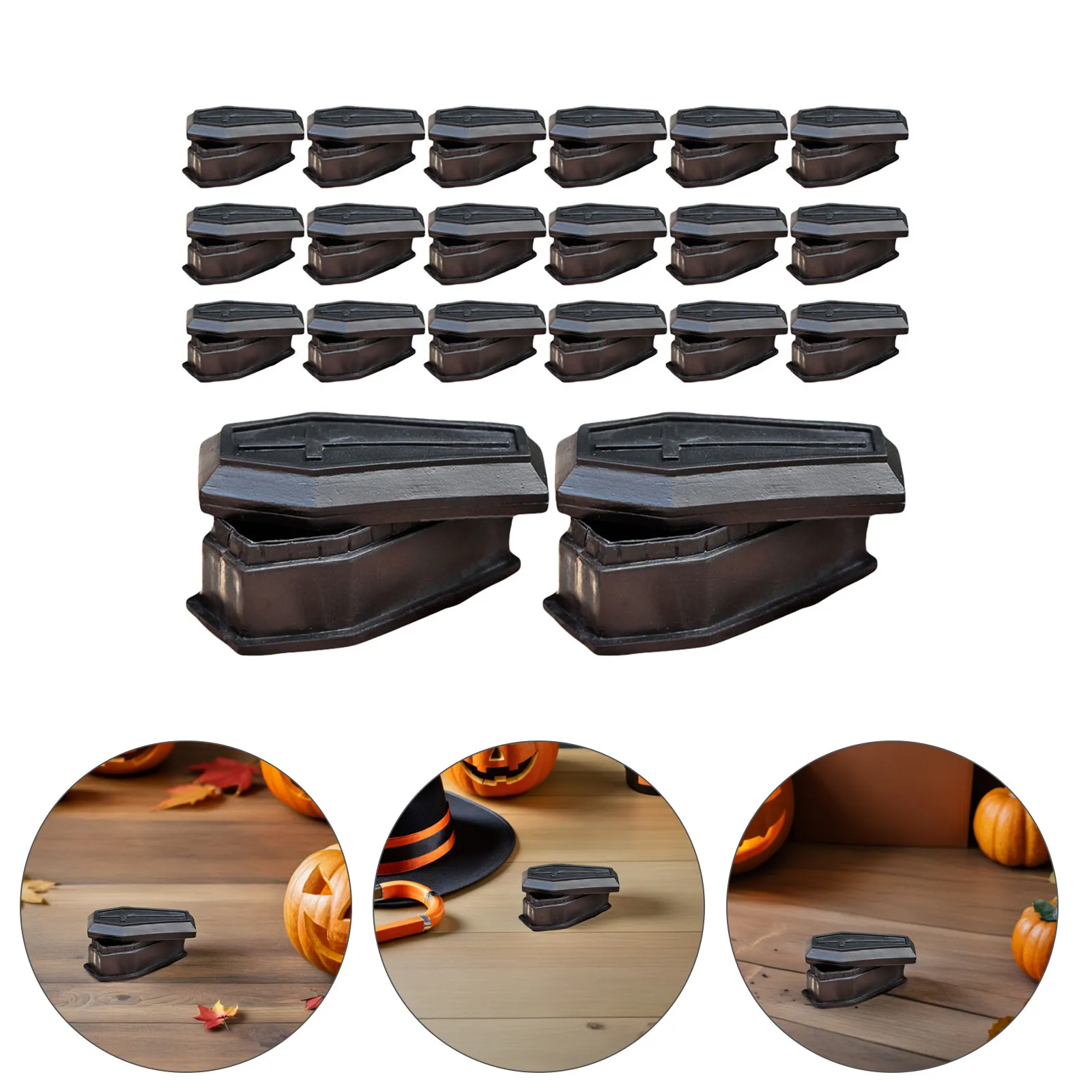 24Pcs Lightweight Compact Coffin Box with Lid for Halloween Festival Party Decor Creative Photo Prop Eerie Atmosphere Mini
24Pcs Lightweight Compact Coffin Box with Lid for Halloween Festival Party Decor Creative Photo Prop Eerie Atmosphere Mini