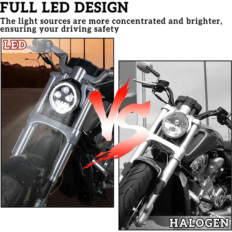 1 PCS LED Head Light Front Lamp Motorcycle Accessories Black For V-Rod Vrod VRSCA VRSCF Street Rod 2002-2017
1 PCS LED Head Light Front Lamp Motorcycle Accessories Black For V-Rod Vrod VRSCA VRSCF Street Rod 2002-2017