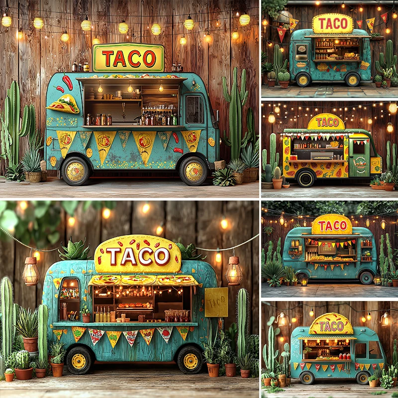 LS Mexican Tacos Photography Background Taco Car Colorful Hat Violin Party Decoration Backdrop Cake Smash Studio Props
LS Mexican Tacos Photography Background Taco Car Colorful Hat Violin Party Decoration Backdrop Cake Smash Studio Props