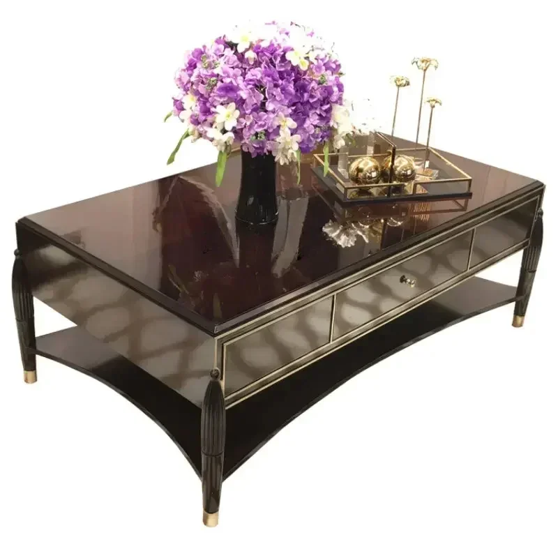 American New Classical Gold Tea Table American Light Luxury Long End Table European Style
American New Classical Gold Tea Table American Light Luxury Long End Table European Style