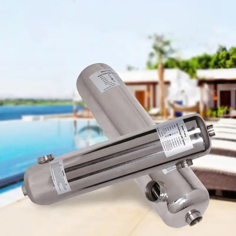 Swimming pool spa cold and hot water heat exchanger stainless steel three T heat exchanger swimming pool tube heat exchanger
Swimming pool spa cold and hot water heat exchanger stainless steel three T heat exchanger swimming pool tube heat exchanger