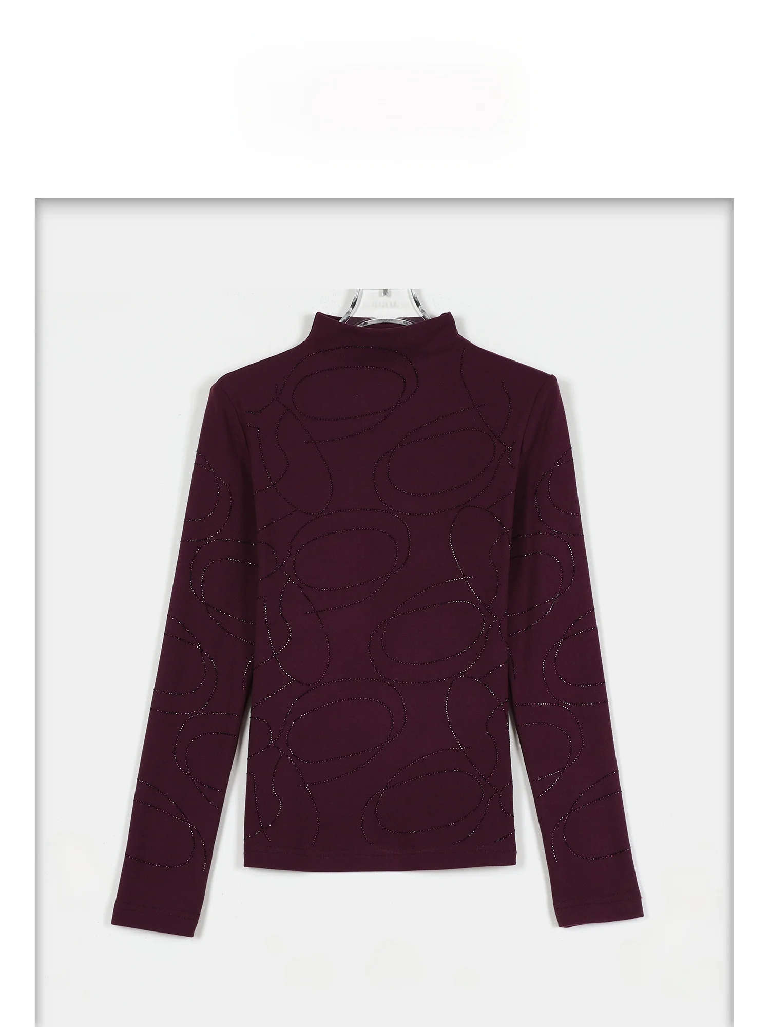 eila Winter New f High Collar Magic Crystal Fce Lined Sweatirt Base Layer Faionable Inner Wear Women's Clothing
eila Winter New f High Collar Magic Crystal Fce Lined Sweatirt Base Layer Faionable Inner Wear Women's Clothing