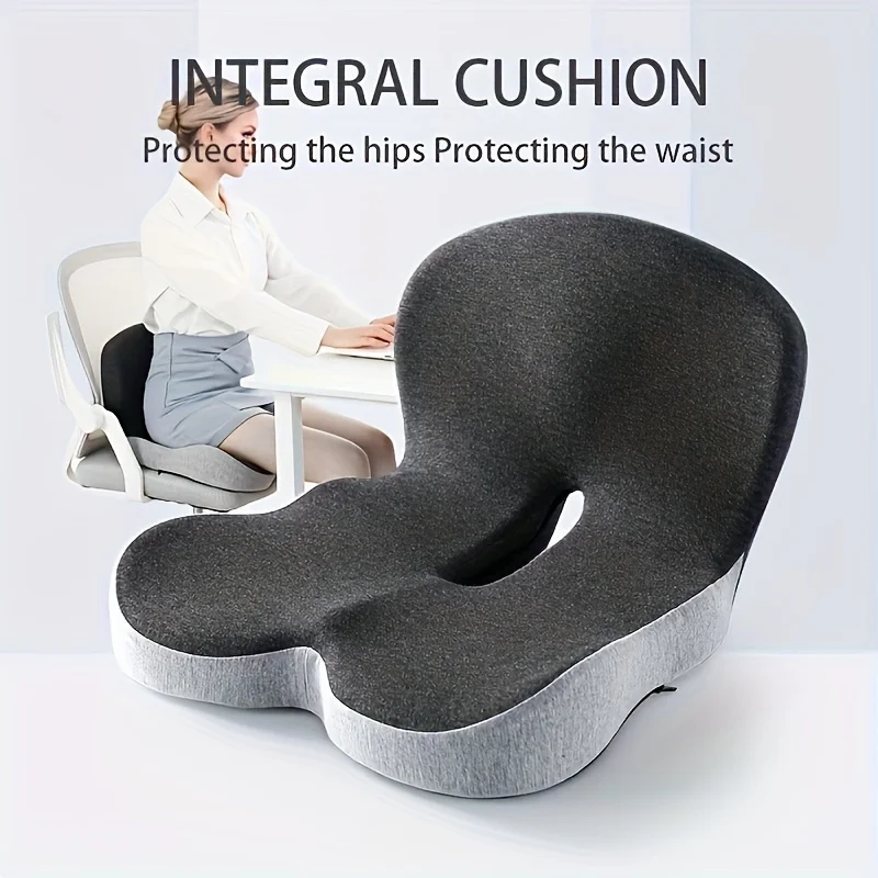 Ergonomic Seat Cushion Hand Washable Cover Waist Support Comfort Seat Cushion for Back Sleepers Office Car Home Use Home Textile
Ergonomic Seat Cushion Hand Washable Cover Waist Support Comfort Seat Cushion for Back Sleepers Office Car Home Use Home Textile