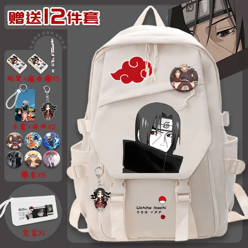 Новый школьный портфель Naruto с мультипликационным рисунком, вместительный Повседневный Легкий водонепроницаемый ранец на плечо
Новый школьный портфель Naruto с мультипликационным рисунком, вместительный Повседневный Легкий водонепроницаемый ранец на плечо