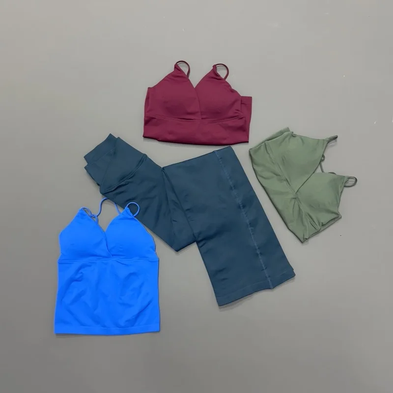 2 Piece Sports Set Women Camisole Crossover Bell Bottom Pants Suit Elastic Slim Hip Lift Comfortable Fitness Jogging Streetwear
2 Piece Sports Set Women Camisole Crossover Bell Bottom Pants Suit Elastic Slim Hip Lift Comfortable Fitness Jogging Streetwear