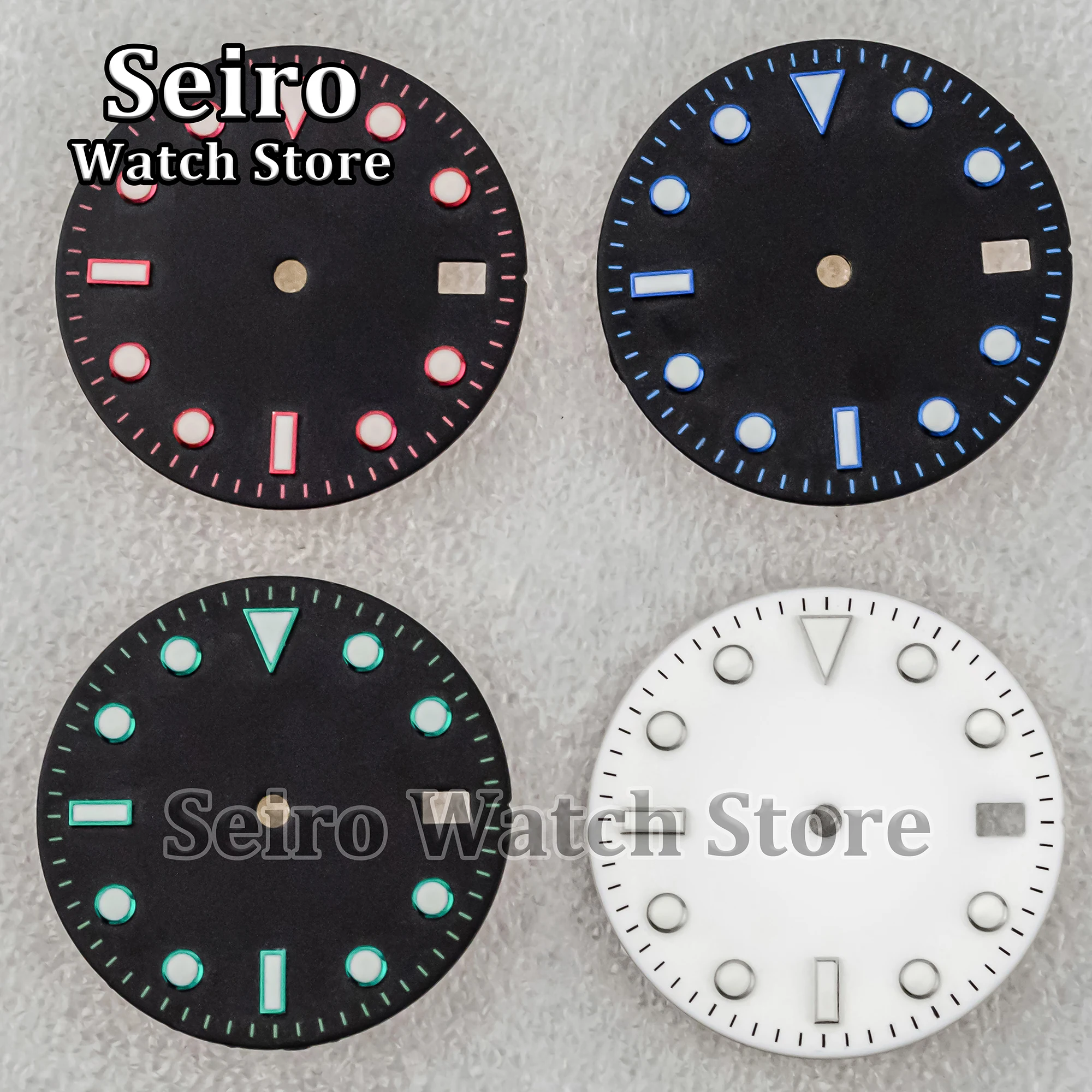 28.5MM NH35 Dial Green Luminous Watch Face for Submariner Replacements Accessories Modified Parts Repair Tools
28.5MM NH35 Dial Green Luminous Watch Face for Submariner Replacements Accessories Modified Parts Repair Tools