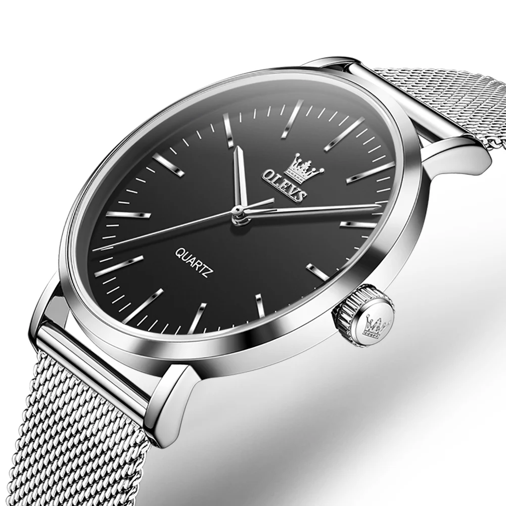 OLEVS Ultra-thin Simple Fashion Men's Quartz Watch Stainless Steel Men's Waterproof Night Light Watch
OLEVS Ultra-thin Simple Fashion Men's Quartz Watch Stainless Steel Men's Waterproof Night Light Watch