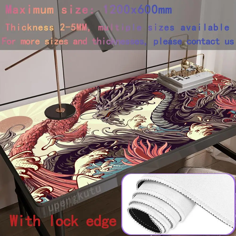 Red Dragon Mousepad XXL 1200x600 Gamer Mouse Pad Light Gaming Room Accessories Desk Mat Japan Art Non-slip Keyboard Mats Company
Red Dragon Mousepad XXL 1200x600 Gamer Mouse Pad Light Gaming Room Accessories Desk Mat Japan Art Non-slip Keyboard Mats Company